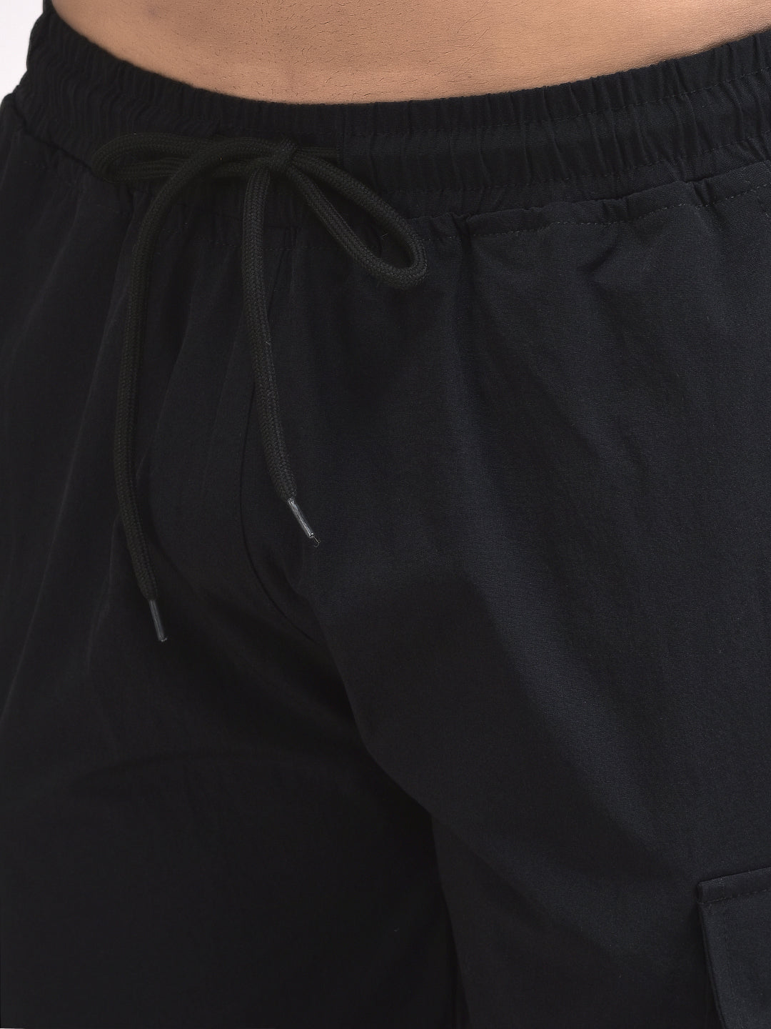 Men's Imported Nylon Crush Cargo Shorts – 5-Pocket Utility Style