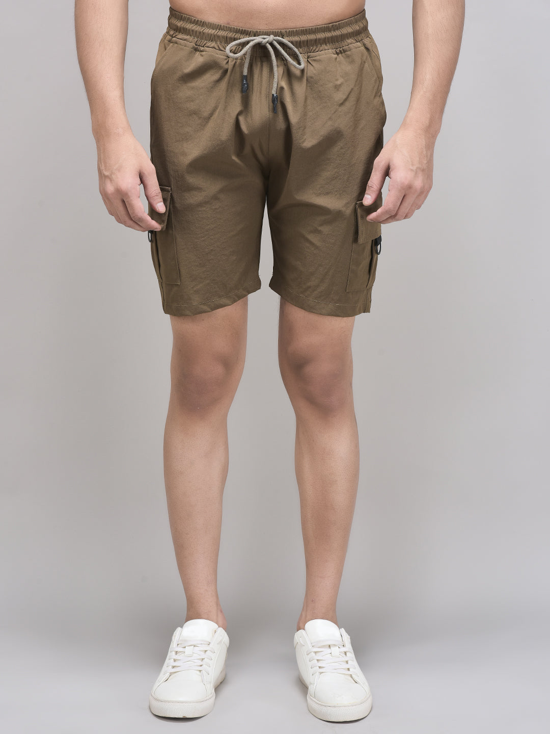 Men's Imported Nylon Crush Cargo Shorts – 5-Pocket Utility Style