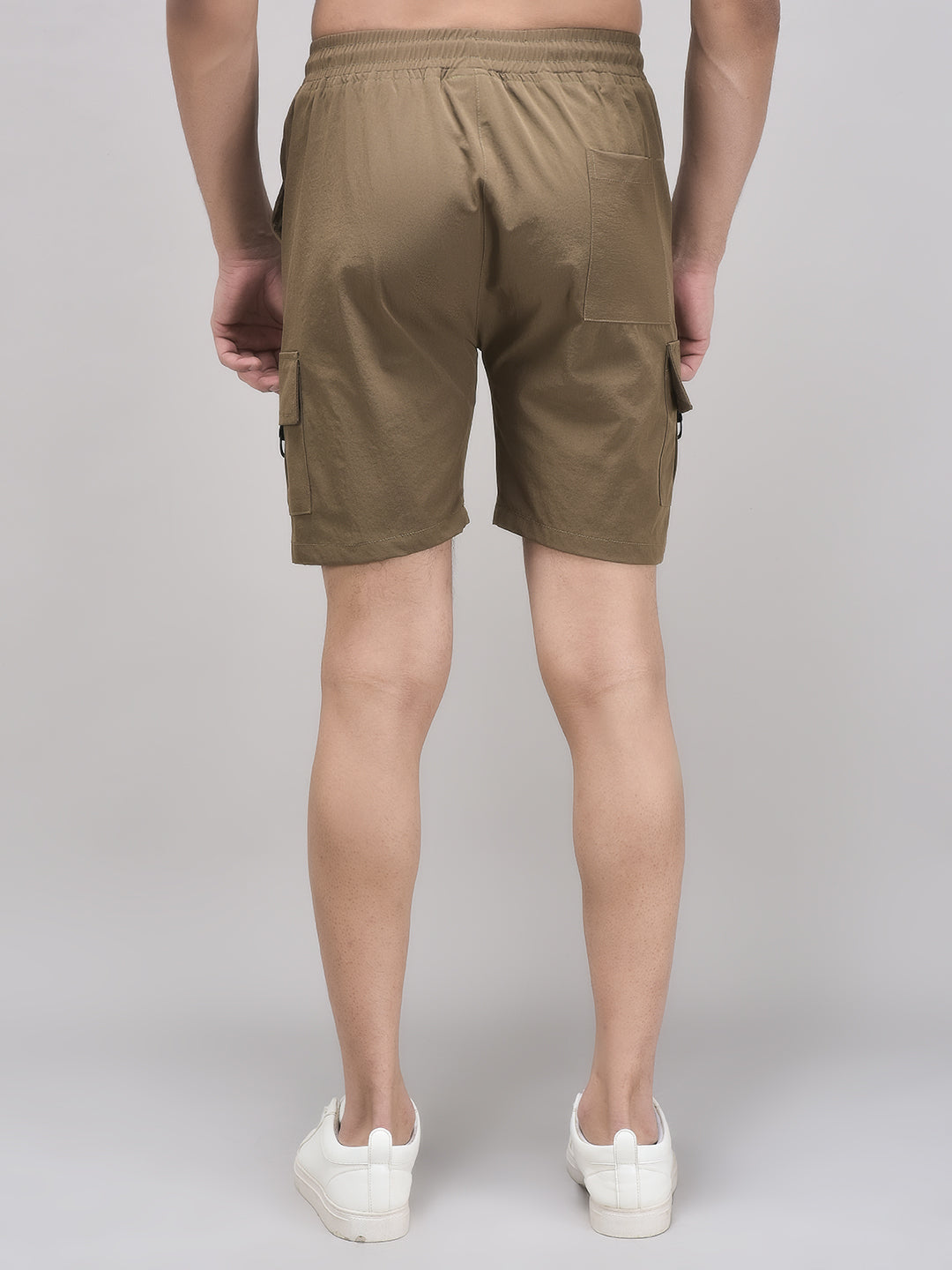 Men's Imported Nylon Crush Cargo Shorts – 5-Pocket Utility Style