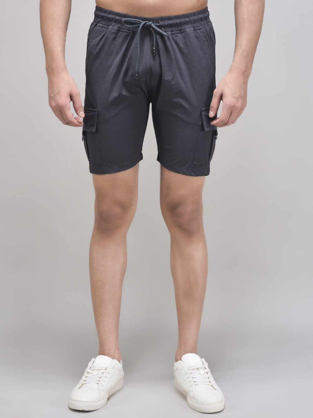 Men's Imported Nylon Crush Cargo Shorts – 5-Pocket Utility Style
