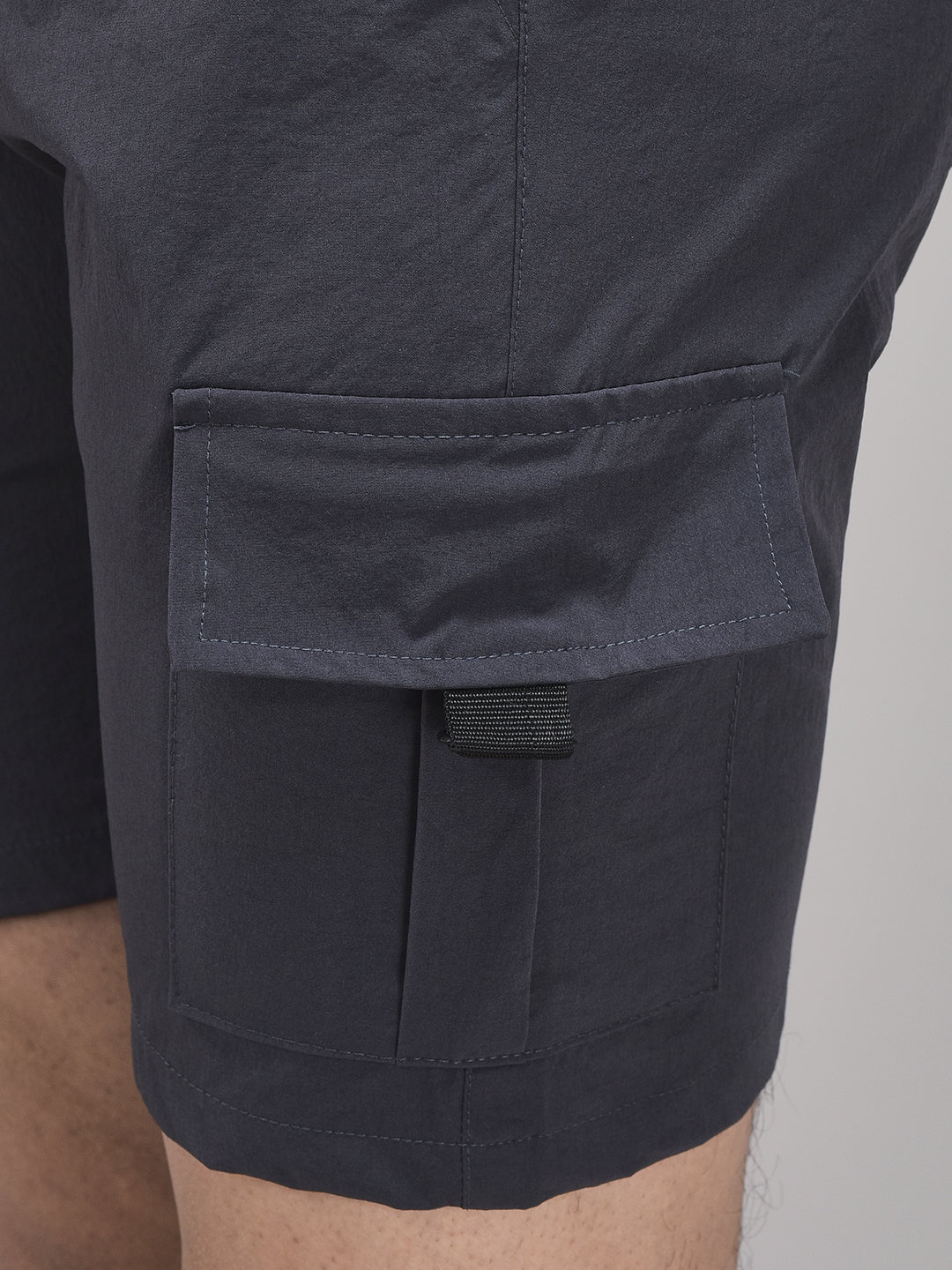 Men's Imported Nylon Crush Cargo Shorts – 5-Pocket Utility Style