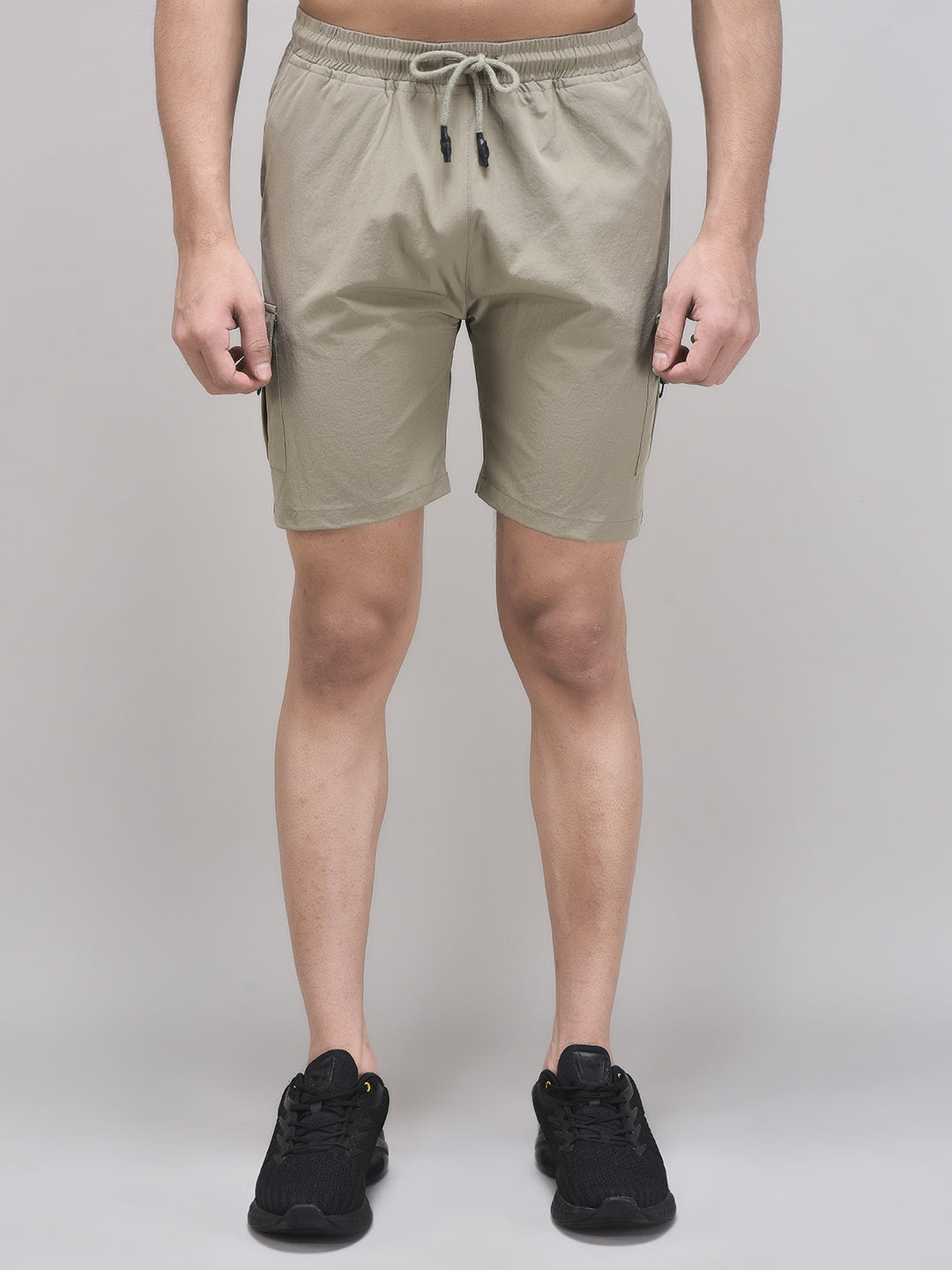 Men's Imported Nylon Crush Cargo Shorts – 5-Pocket Utility Style
