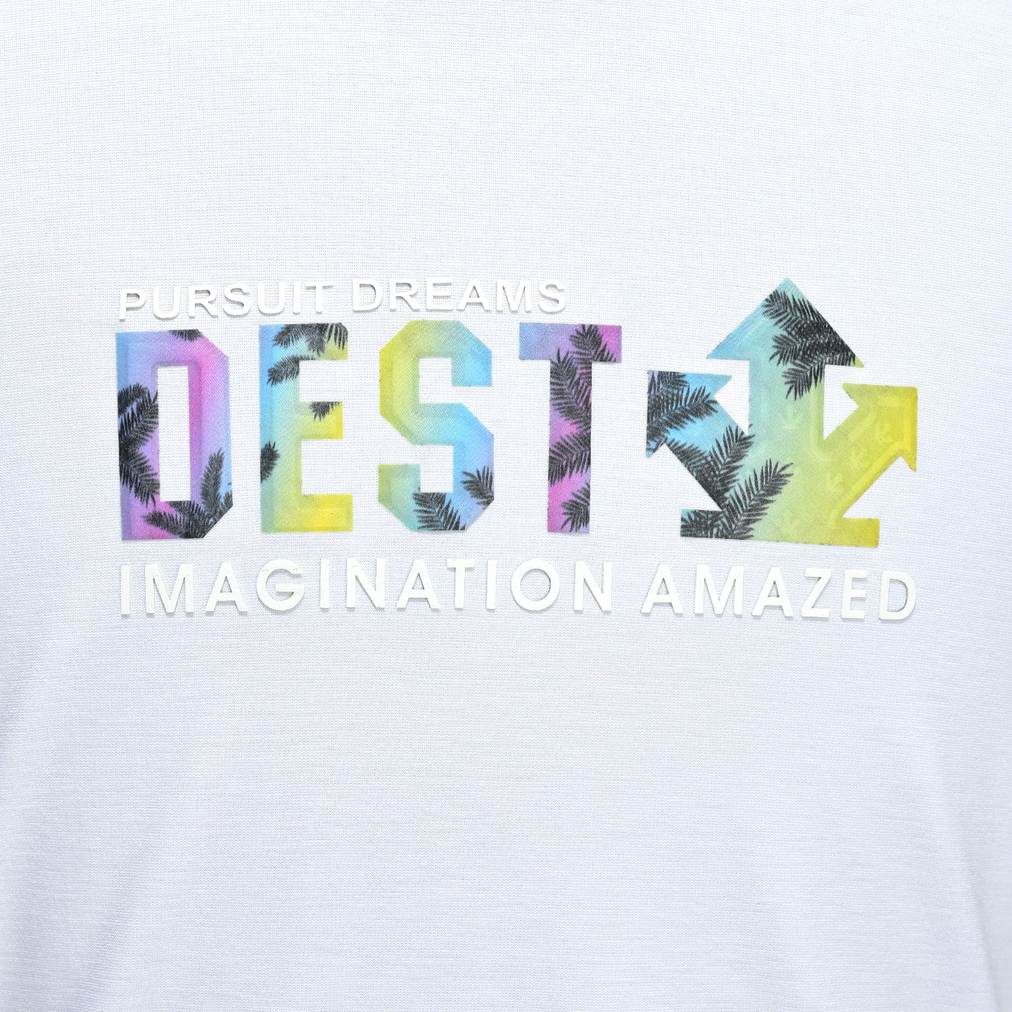 Imported cotton, soft-touch T-shirt with 3D printing and HD quality