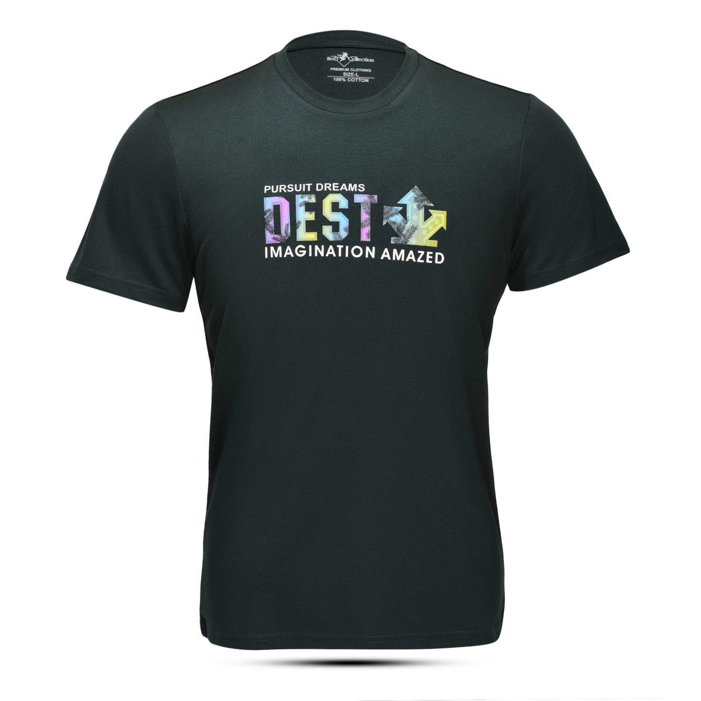 Imported cotton, soft-touch T-shirt with 3D printing and HD quality