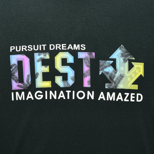 Imported cotton, soft-touch T-shirt with 3D printing and HD quality