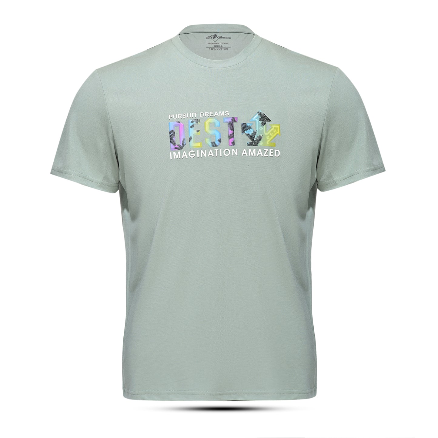 Imported cotton, soft-touch T-shirt with 3D printing and HD quality