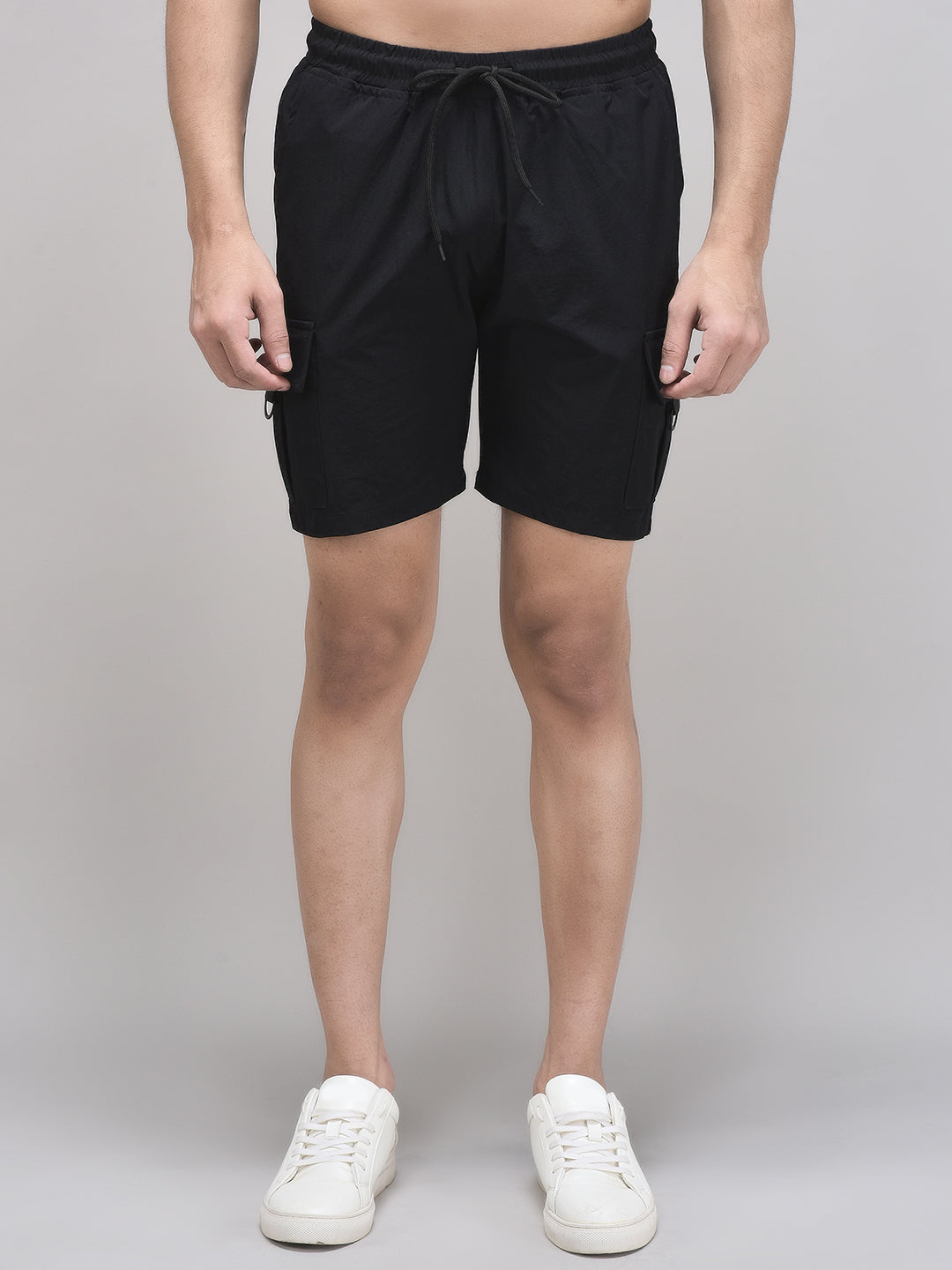 Men's Imported Nylon Crush Cargo Shorts – 5-Pocket Utility Style