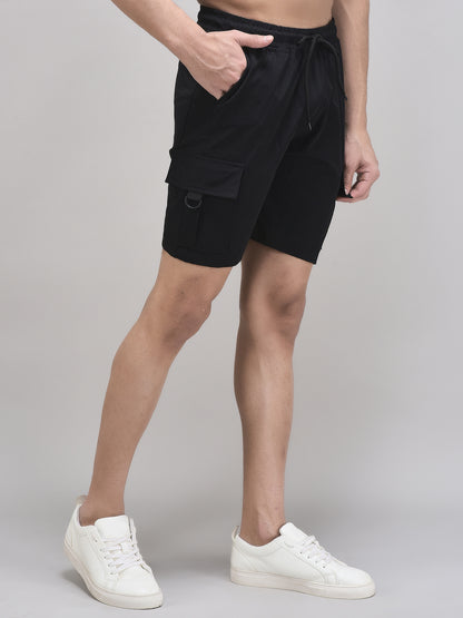 Men's Imported Nylon Crush Cargo Shorts – 5-Pocket Utility Style