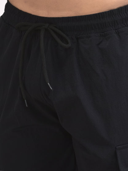 Men's Imported Nylon Crush Cargo Shorts – 5-Pocket Utility Style