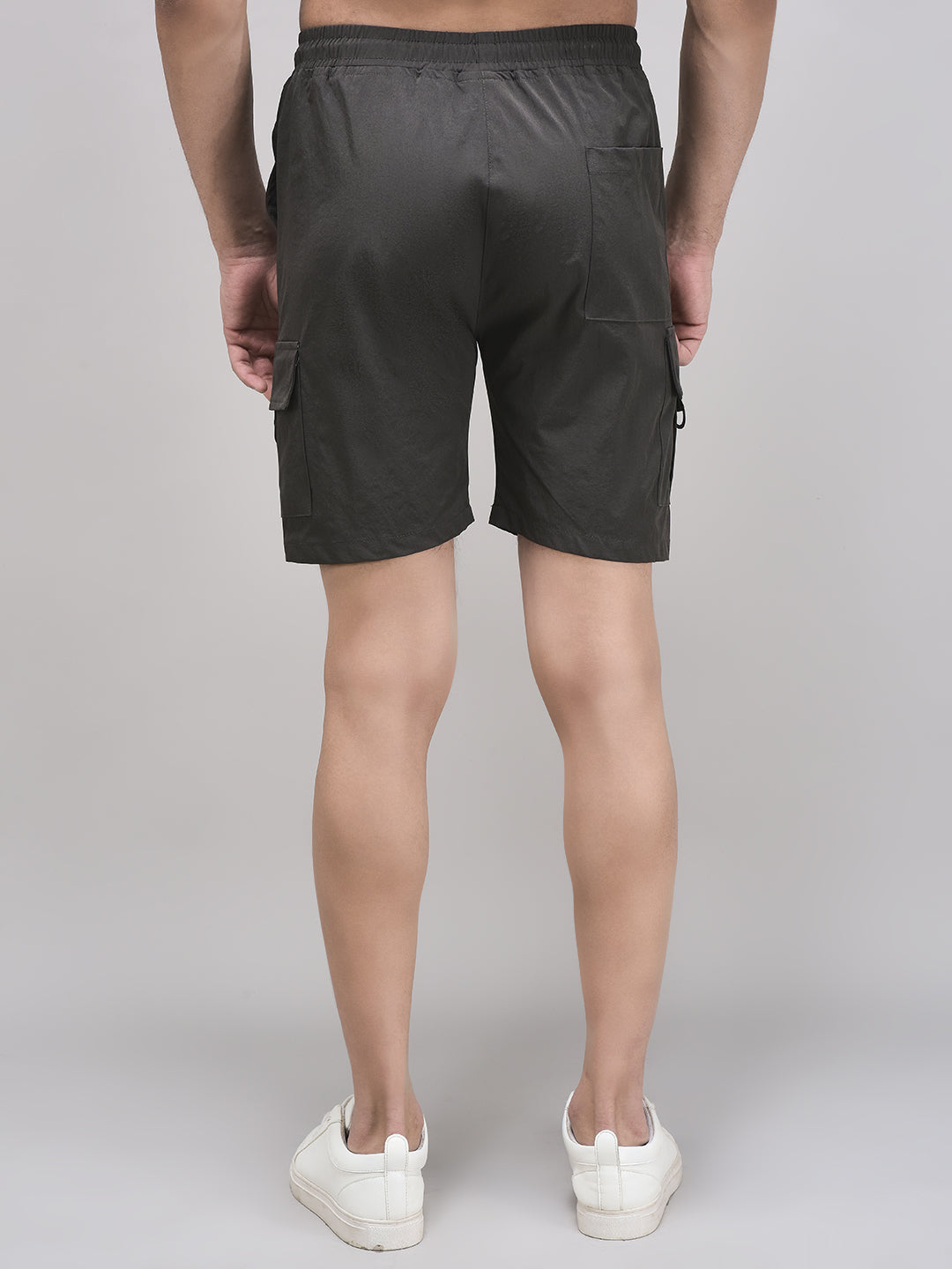 Men's Imported Nylon Crush Cargo Shorts – 5-Pocket Utility Style