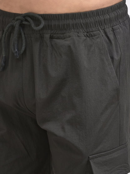 Men's Imported Nylon Crush Cargo Shorts – 5-Pocket Utility Style