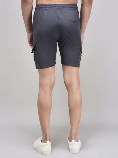 Men's Imported Nylon Crush Cargo Shorts – 5-Pocket Utility Style