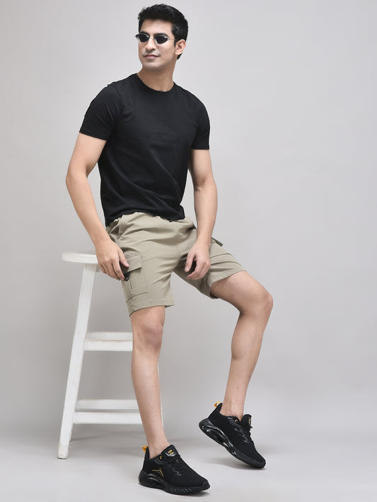 Men's Imported Nylon Crush Cargo Shorts – 5-Pocket Utility Style