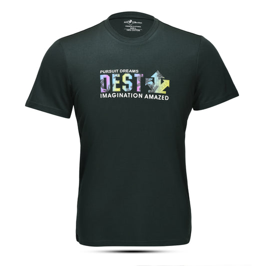 Imported cotton, soft-touch T-shirt with 3D printing and HD quality