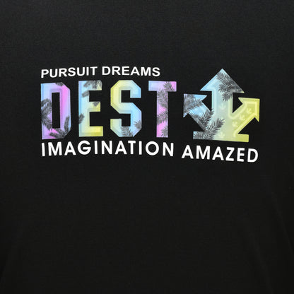Imported cotton, soft-touch T-shirt with 3D printing and HD quality